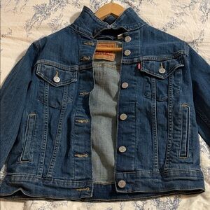 Levi's Dark Blue Denim Jacket - XS